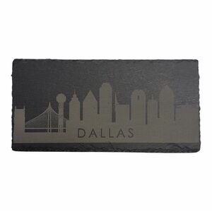 Dallas Texas Skyline Slate Coaster